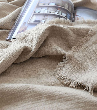 Organic Linen Cotton Throw Blanket