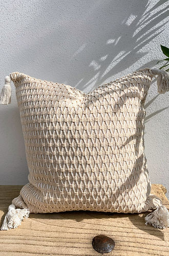 Boho Tassel Cushion Covers Australia | Coral Reef