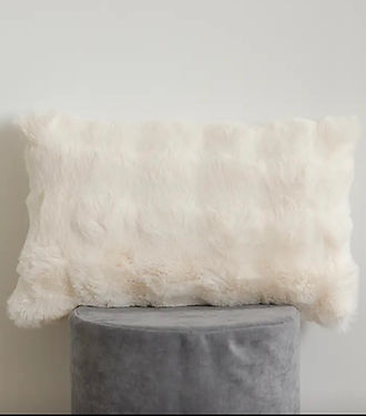 Faux fur pillow case