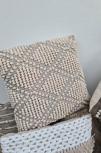 Natural 100% Cotton Bohemian Cushions | Vajra