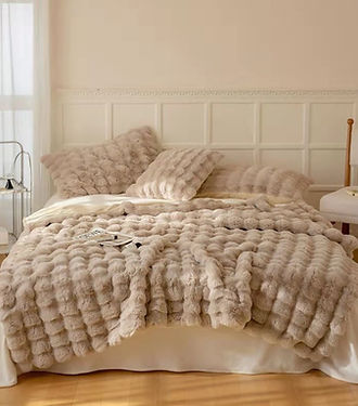 Faux Fur Throw Blanket