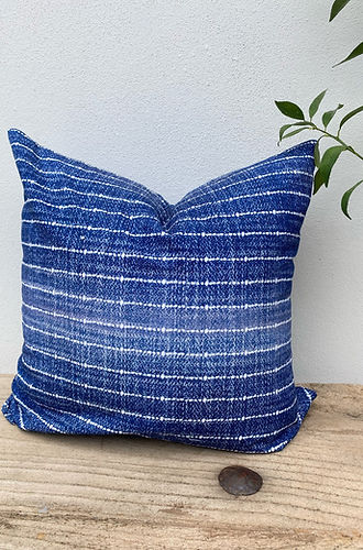 Blue White Stripe 50x50 cm Cushion Cover