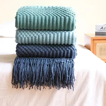 Aqua Throw Blanket