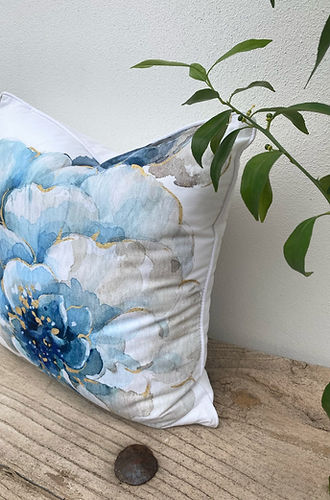 100% Cotton Floral Cushion Covers - 45 x 45cm | Camellia