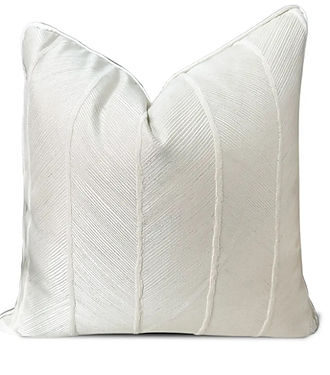 Cream Jacquard Cushion Cover