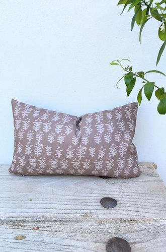 Rectangle Coastal Brown Beige Cushion Covers |  Boho Vibes