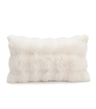 Soft and fluffy white long pillow cases