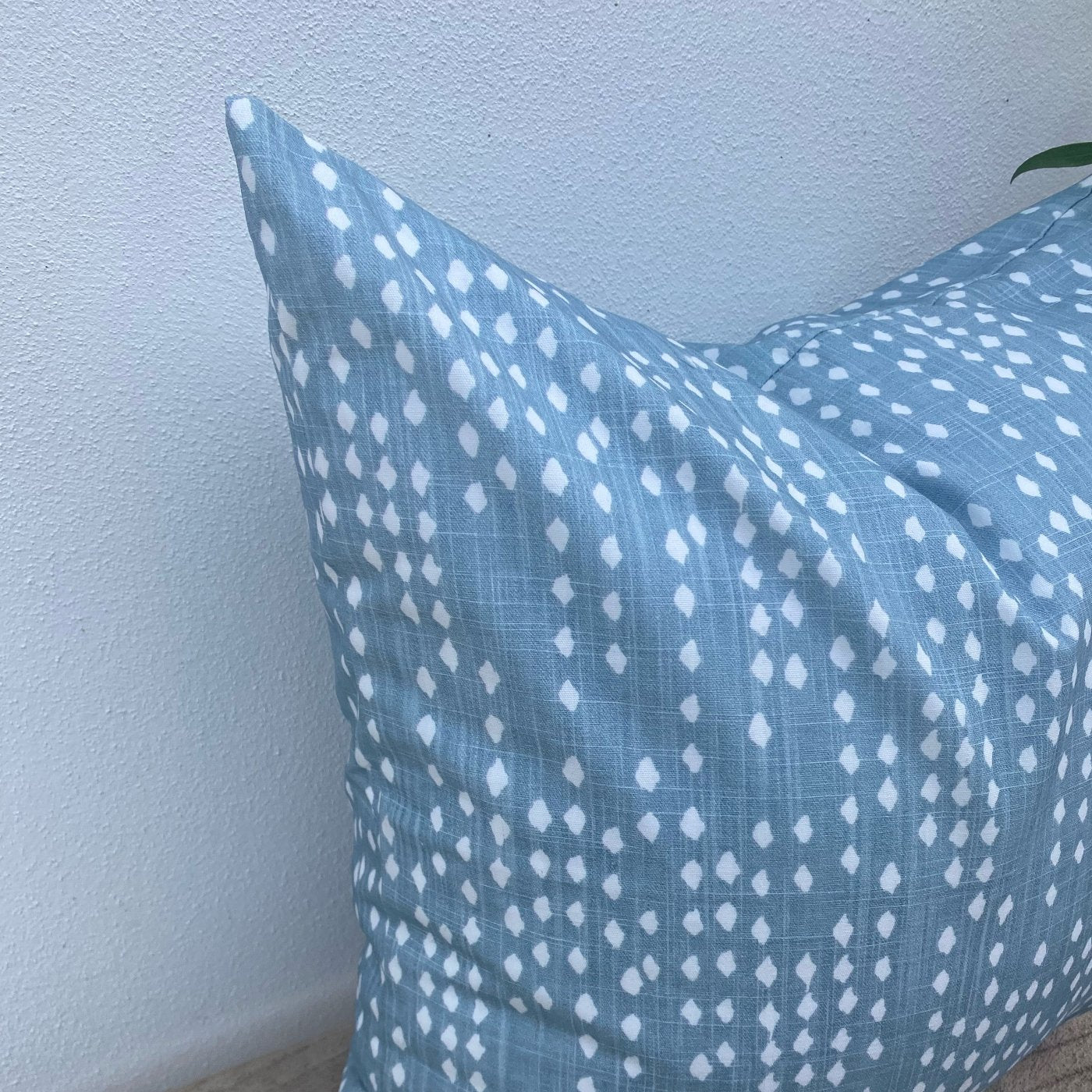 50x50 Light Blue Patterned Cushion