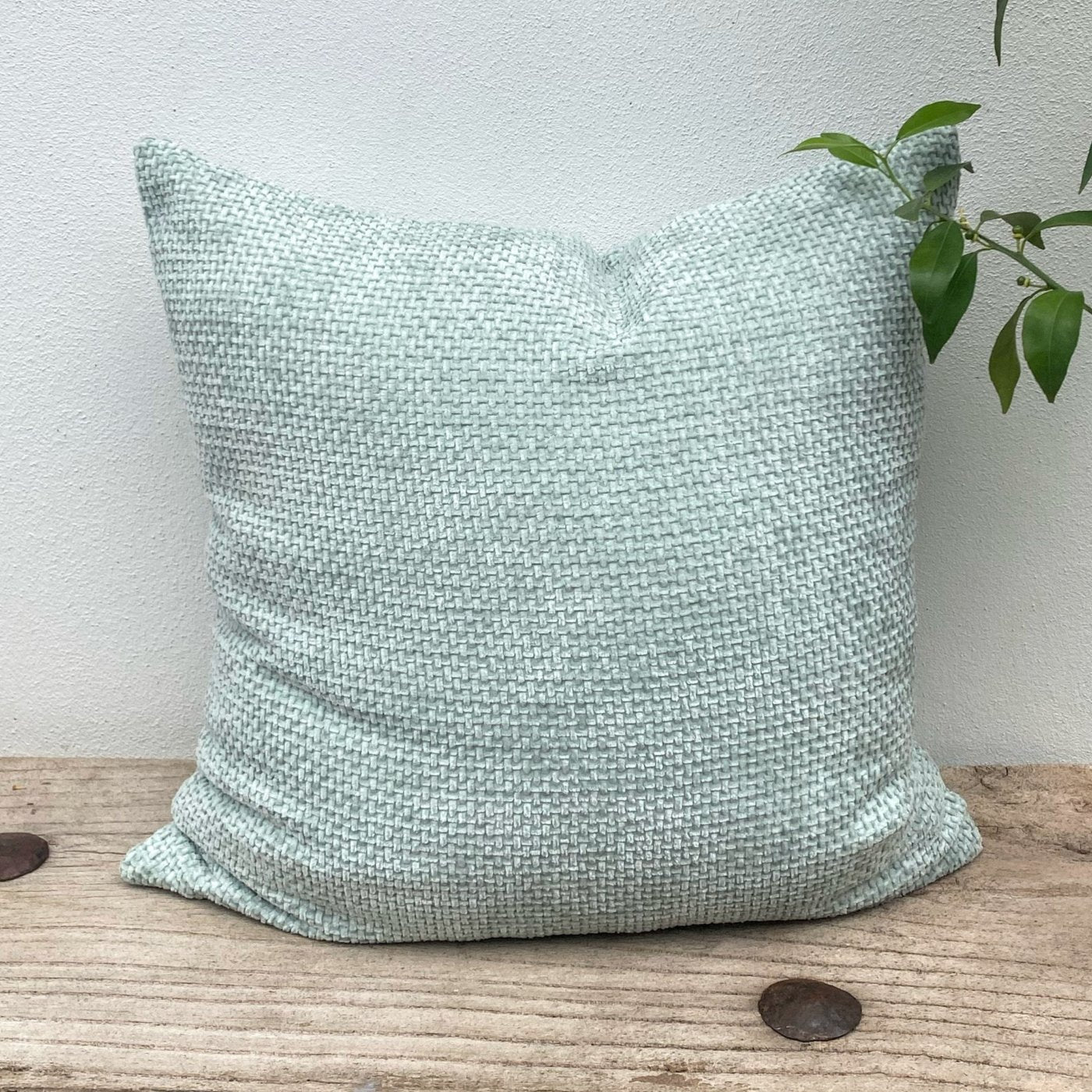 Chenille Velvet Mint Cushion Cover