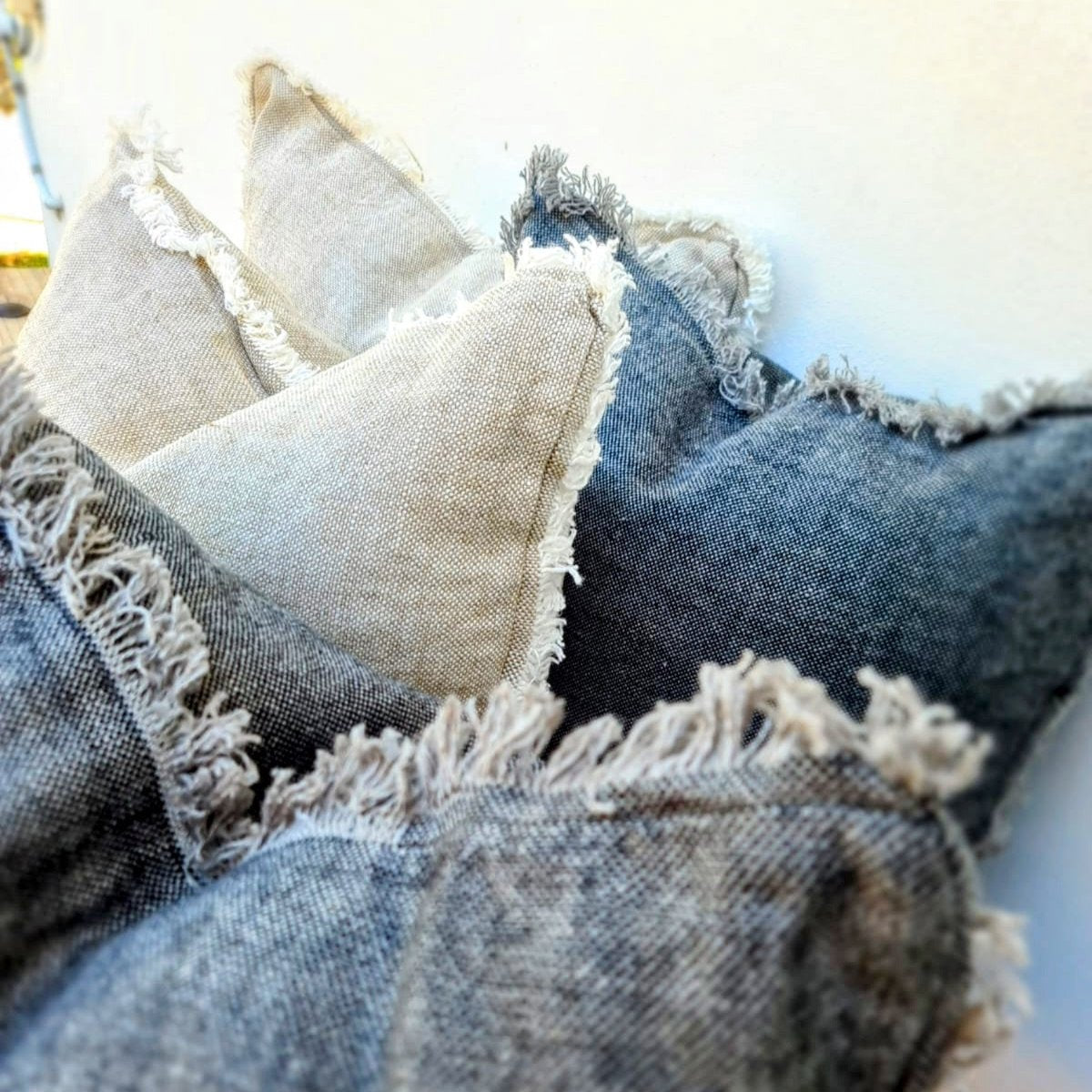 Designer Handmade Heavy Weight French Linen Cushions