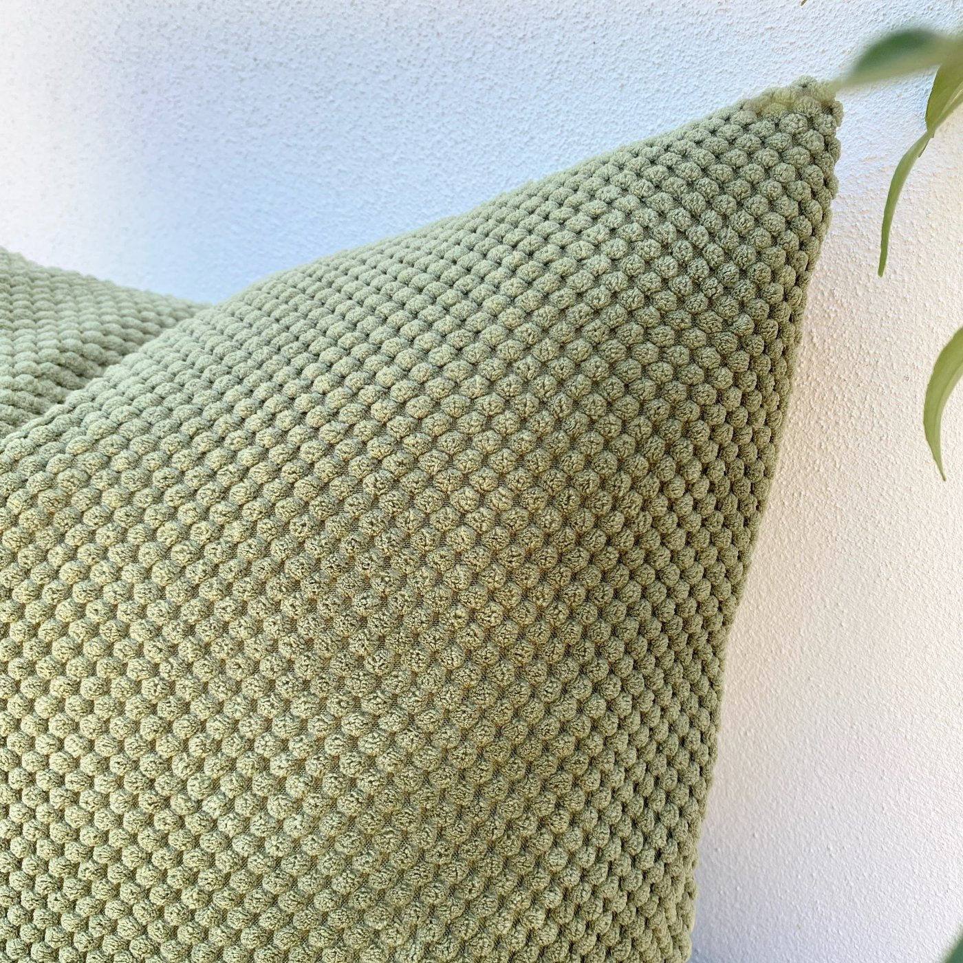 Dark Olive Green Velvet Cushion