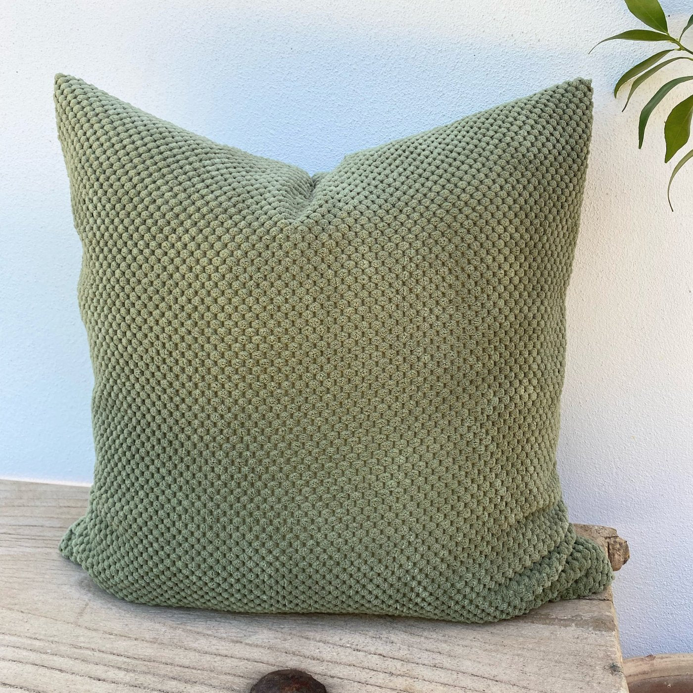 Velvet Olive Green Cushion