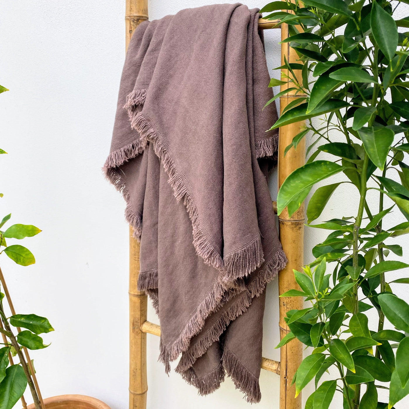 Extra Large Brown Bed Throw Blankets