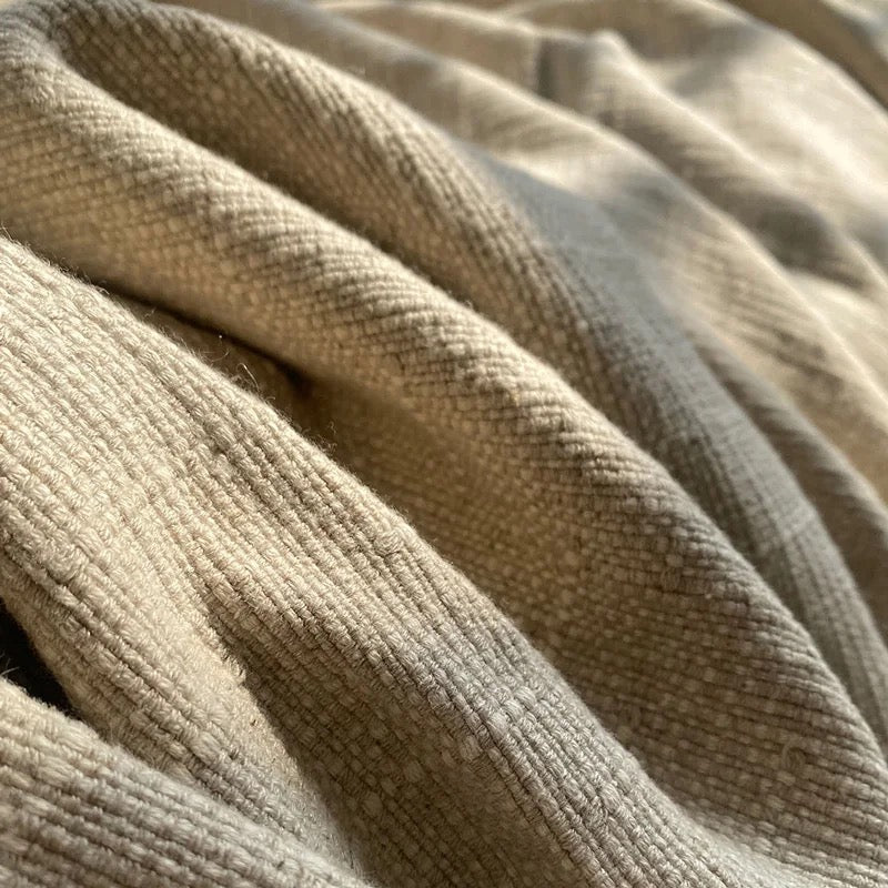 Extra Large Linen Throw Blanket