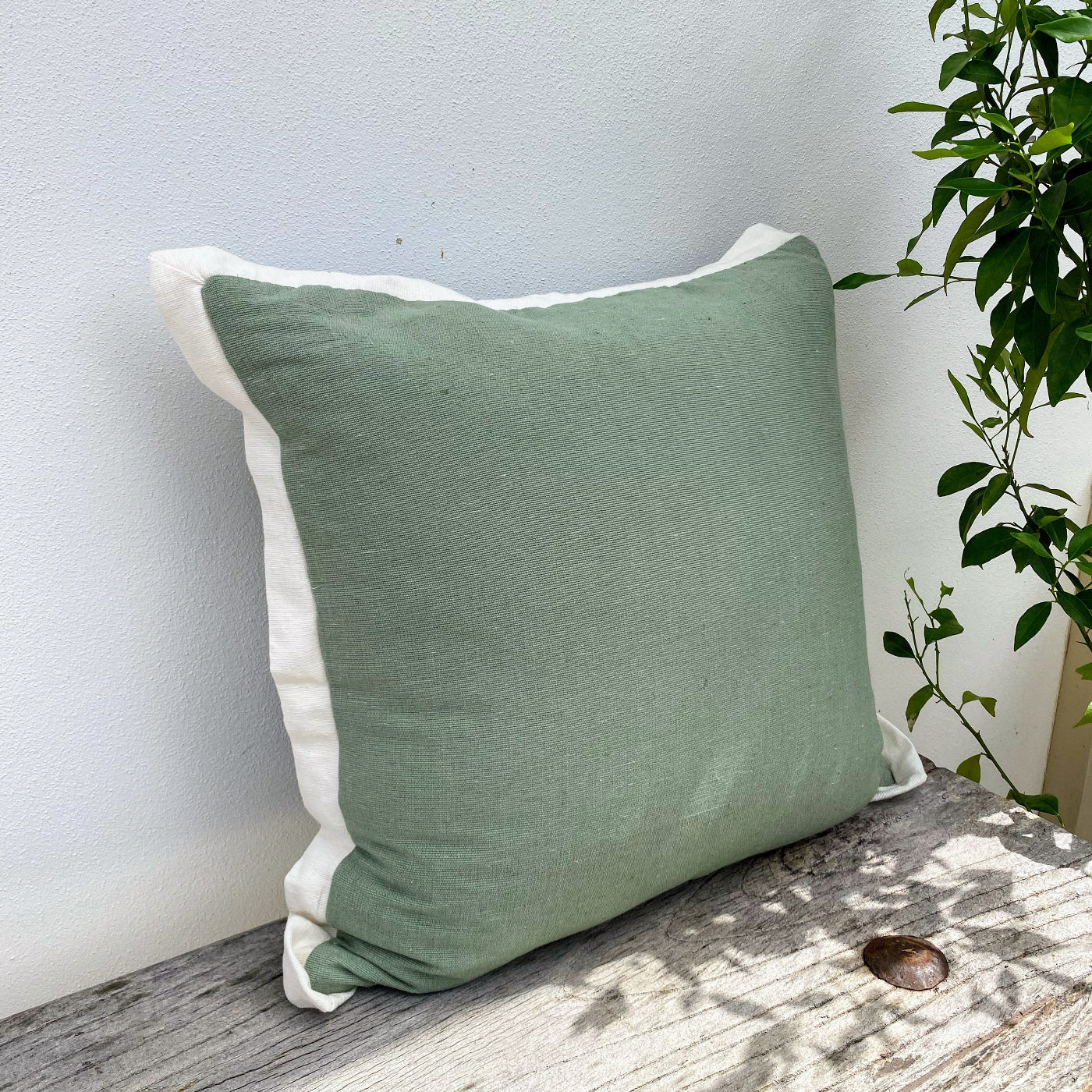 Avocado Green 45cm Cushion Cover for a Coastal Vibe