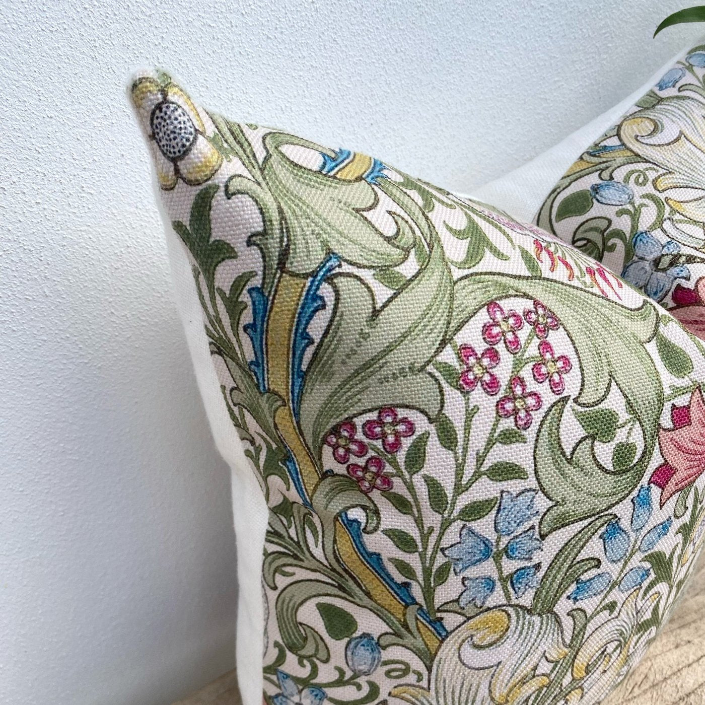 Bohemian Green Floral Cushion Cover