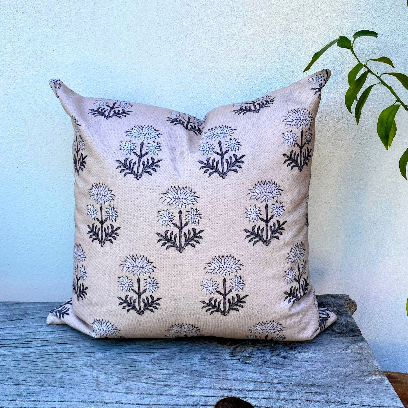 Boho Floral Cream Beige Cushion Covers