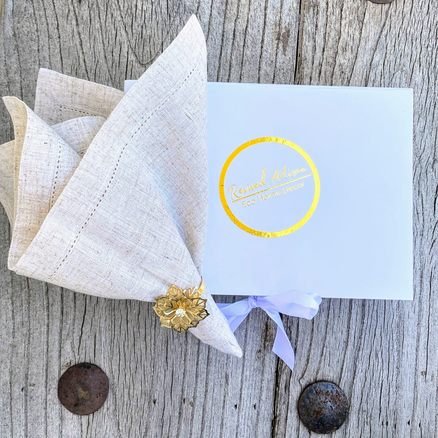 Find Luxurious Napkins at Revived Artisan and Home Decor.