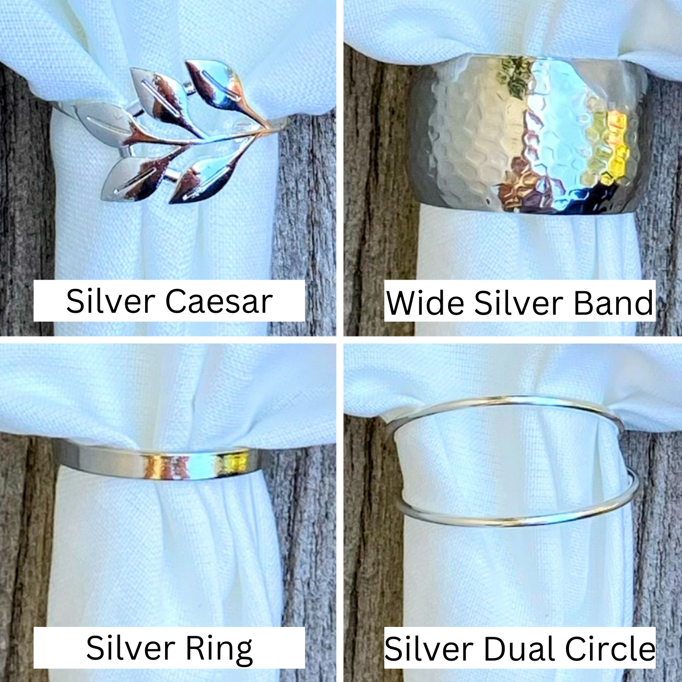 High-Quality Napkin Rings for Weddings, Fine Dining, and Everyday