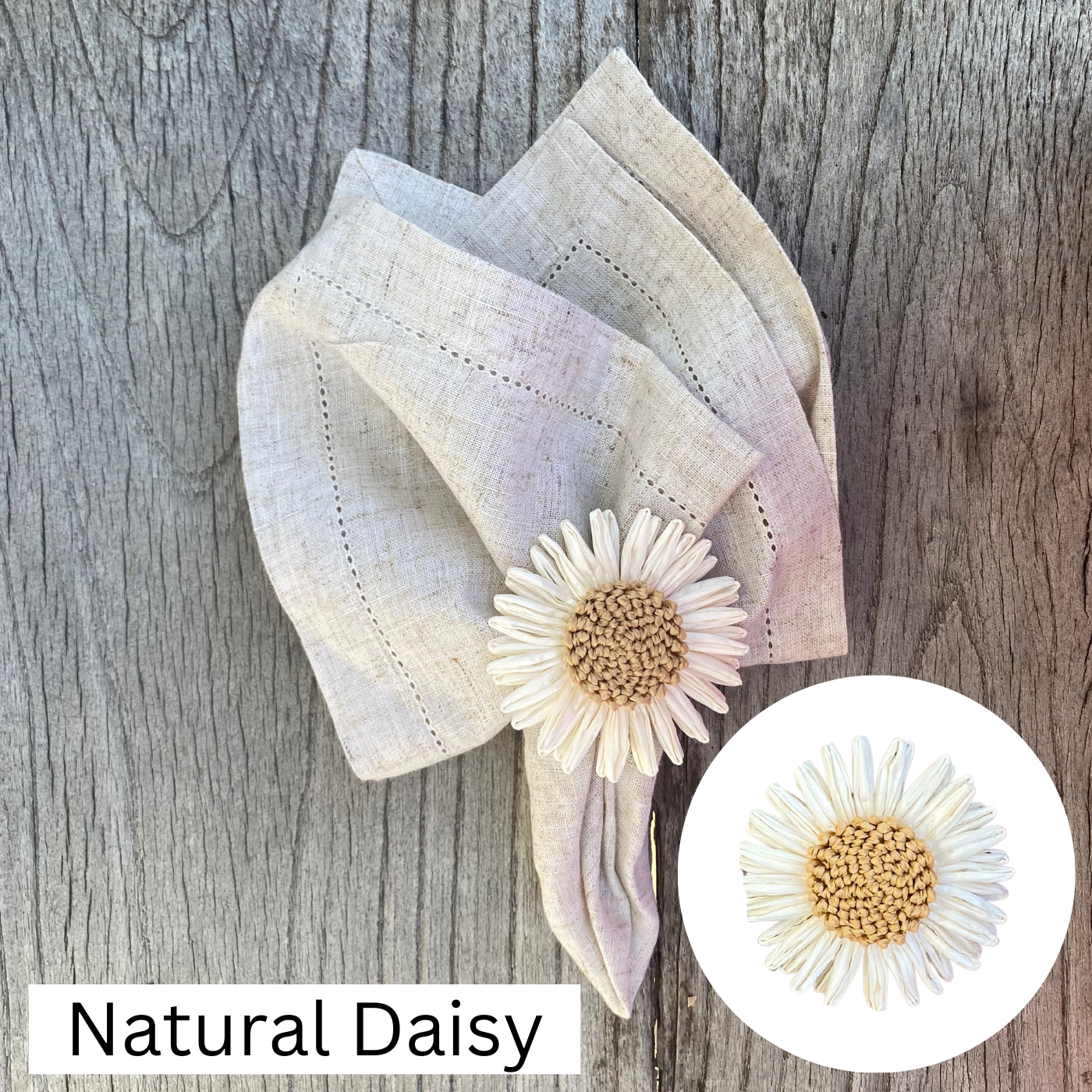 Premium Quality Natural Linen Napkins, Available in Sets of 6 or 12