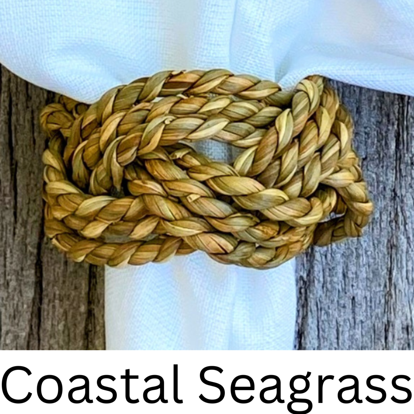 Revived Artisan’s Coastal Seagrass Napkin Rings