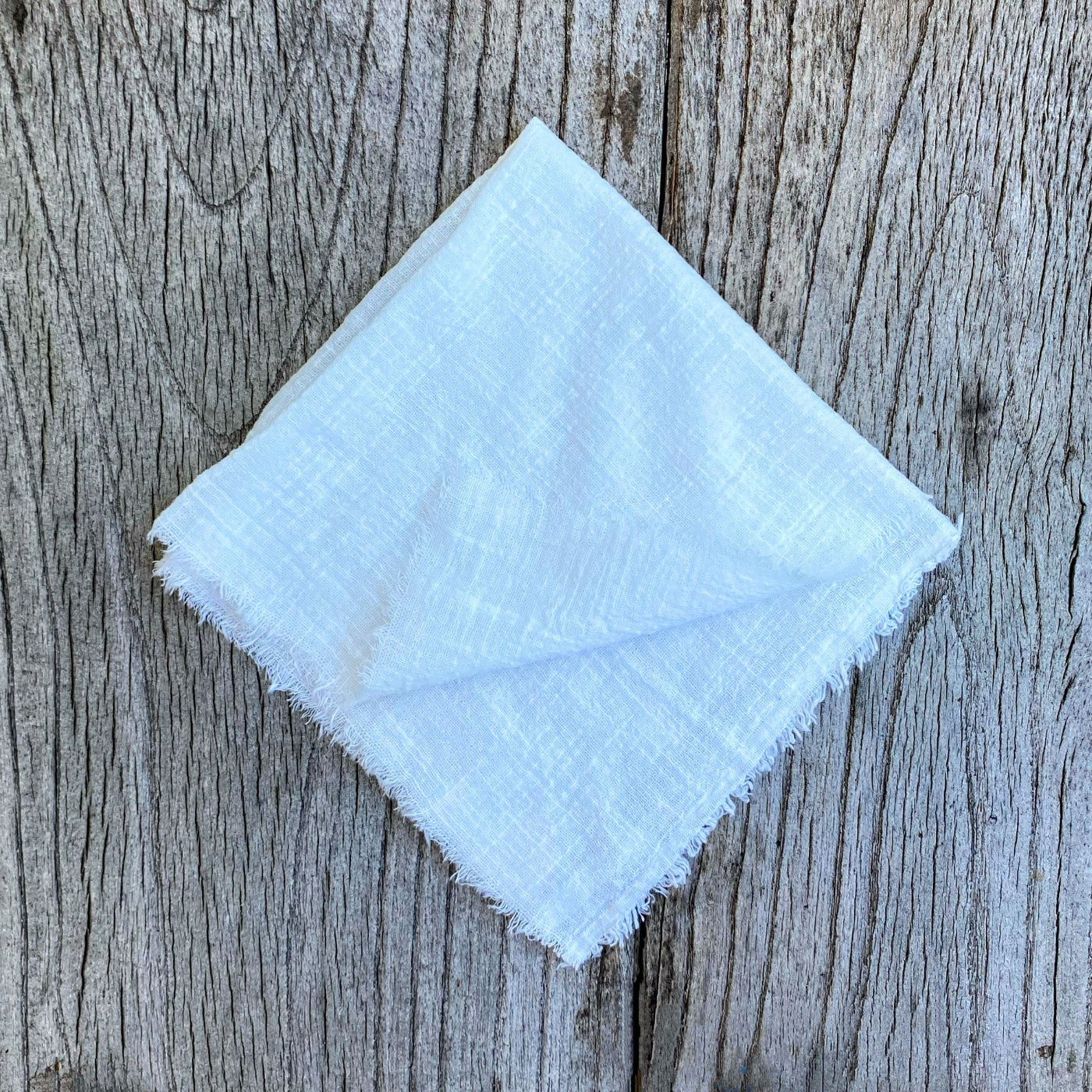 Set of Premium White Cotton Napkins, Best for Special Occasions