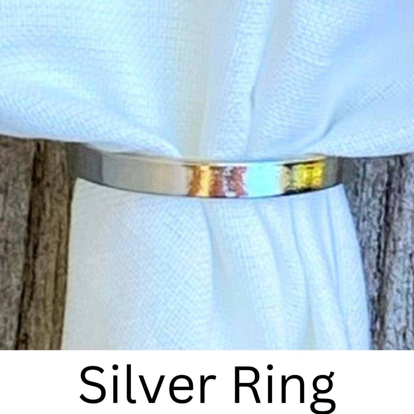 Silver Napkin Rings​ for Table Decor