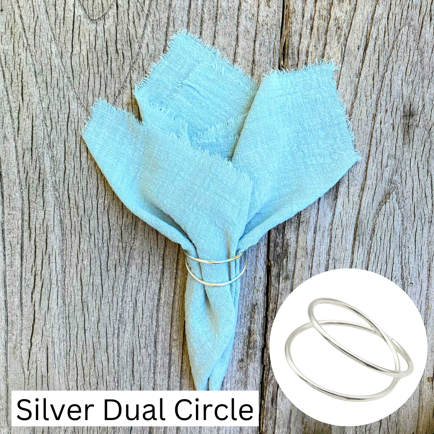 Soft, Durable and Simple Design Napkin with Fringed Edges