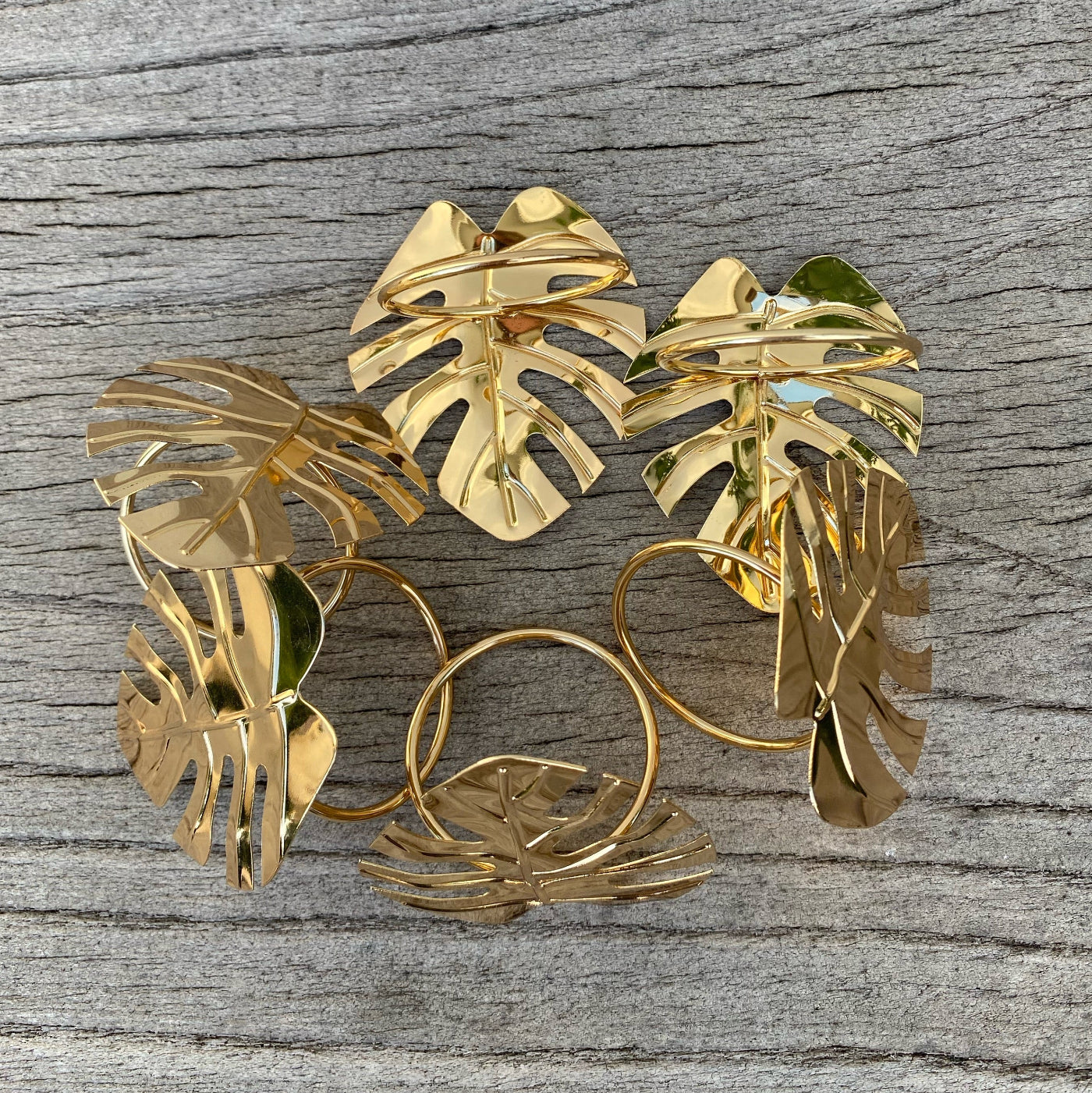 Stylish and Trendy Gold Napkin Holder Rings