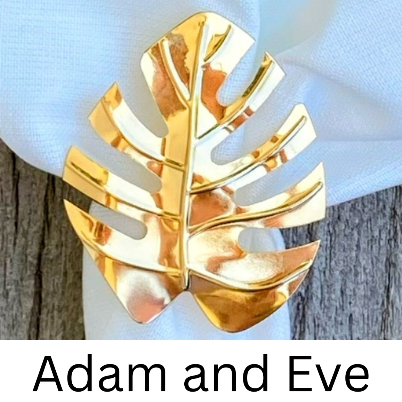 Trendy Design Gold Napkin Rings