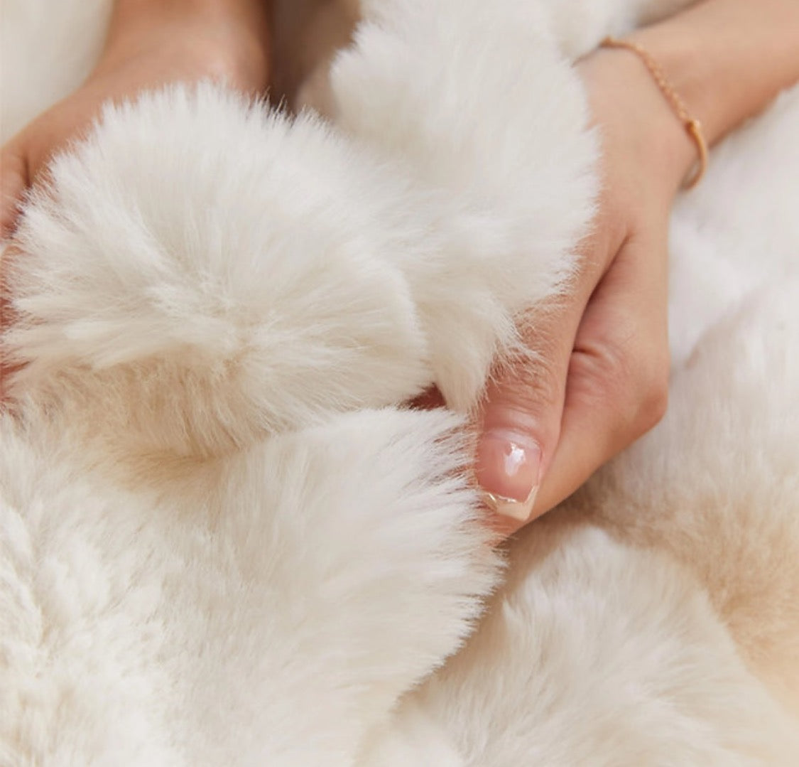 White Fluffy Blanket